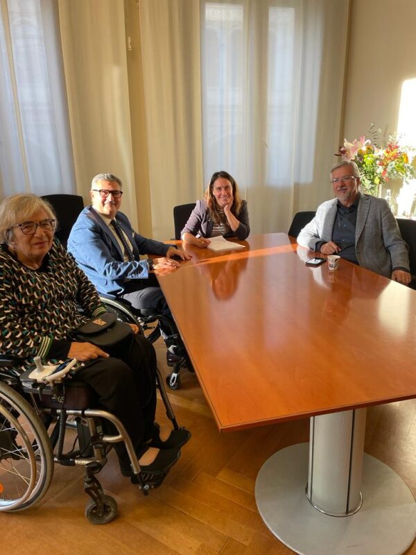 Proficuo incontro con il ministro per le Disabilità Alessandra Locatelli